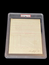 General Joshua B. Howell Civil War KIA Signed Autograph Document PSA DNA Slab picture
