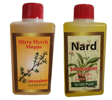 Nard Nardo + Myrrh Mirra 100% Pure Anointing Oils 280ml from Jerusalem picture