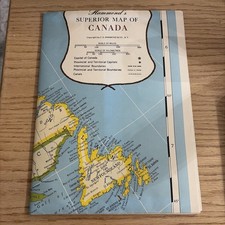 Vintage Hammond's Superior Map of Canada 38