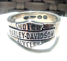 king of road hogs Harley Davidson motorcycle legends rings 925 silver ring sz 13 picture