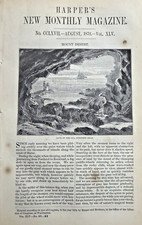 1872 Mount Desert Maine Cave of the Sea Blue Hill Bay Somes Sound Echo Lakes picture