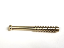 OLD SCHOOL SOLID BRASS METAL ONE HITTER PIPE DUGOUT BAT 3