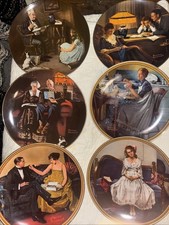 The Edwin M Knowles Plate Collection Great Condition Please See Pics Set Of 6 picture