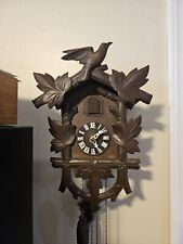 Vintage Black Forest 1 Day Cuckoo Clock Original Hands WORKS   MADE IN GERMANY picture