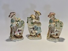 Fabulous Vintage 3 Musicians 7.5 Inches Tall UCAGCO Ceramics Japan Figurines picture