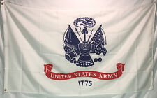 36” X 60” Vintage U.S. Army White 1775 Flag Banner “This We’ll Defend” picture