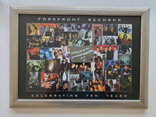 ForeFront Records – Celebrating Ten Years (1997) – Promo Framed Poster picture
