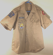 Vintage Royal Rangers Pioneers Shirt Short Sleeve Uniform Medium Large Patches picture