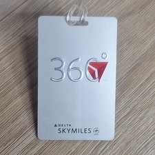 Delta 360 Skymiles Metal Luggage Tag  picture