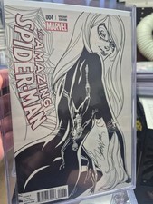 Amazing Spider-Man 4 2014 B&W J. Scott Campbell $10 FLAT COMBINED SHIPPING picture