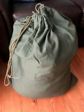 LOT OF 2 US Army BARRACKS BAG OD Green 100% Cotton Large Laundry Bag Military picture