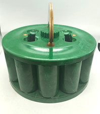Vintage Turnit Green Catalin Plastic Poker Chip Caddy Slightly damaged picture