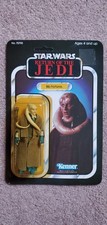 UNPUNCHED, New, Vintage, Orig: 1983 Star Wars ROTJ: BIB FORTUNA - 65 back Kenner picture