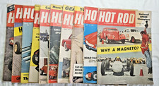 Lot Of 10 Vintage HOT ROD Magazines 1953 & 1954 issues picture