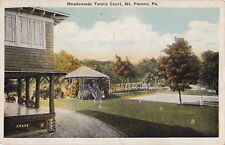 Postcard Meadowside Tennis Court Mt Pocono PA  picture