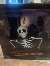 New Huge Inflatable Halloween Skeleton Haunted House Prop 82.2 X 25.19 X 62.2 picture