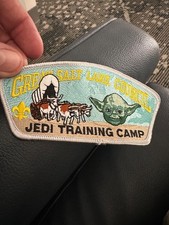 Star Wars BSA Great Salt Lake Council Yoda Jedi Trading Camp Mint CSP picture