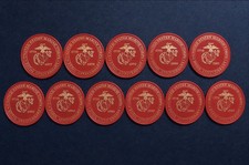 United States Marine Corps Red Anniversary Coin Militaria 1775 1977-1987 picture