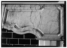 Photo:Williamsburg VA 1900s Richard Bland House Marble Mantel Detail picture