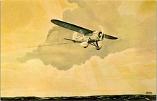 Wiley Post's Famous Winnie Mae Oklahoma Airplane Dexter Press Postcard picture
