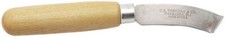 C.S. Osborne Left Hand Curved Lip Knife - Hardwood Handle, 2-11/16 Inch Blade picture