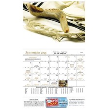 Jewish Wall Calendar Year 5787/2026-2027 13 Month Large picture