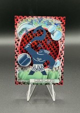 2026 Topps Chrome Disney SSP Mini Maui Mickey Mouse Red & Black Refractor /28 picture