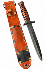 U.S. M-3 FIGHTING KNIFE W/ SHEATH KNIFE DATED 1943 picture