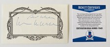 Marvin Mitchelson Signed Autographed 3x5 Card BAS Beckett Cert Celebrity Lawyer picture