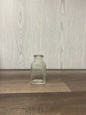 Antique Clear Glass Medicine Bottle - 2 fl. oz. Owens Apothecary Medicine Bottle picture