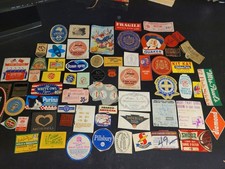 Vintage Wisconsin Labels Lot - Fish & Schulkamp, Victory Fair, Eagle picture
