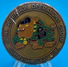 Vintage Joint Detention Operations Group Guantanamo Bay GTMO COL Challenge Coin picture