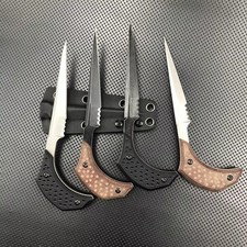 TRSKT Neck Knife Fixed Blade Karambit EDC Camping Knife G10 Kydex Sheath picture