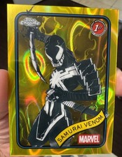 2025 Topps Chrome Marvel Samurai Venom Yellow Lava #127 1st Appearance picture