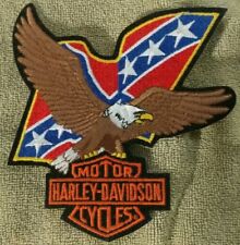 Harley-Davidson Motor Cycles Eagle Patch Flag RARE picture