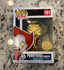 Funko Pop IT Chapter Two Pennywise Funhouse  #781 LE Gold Custom Chase picture