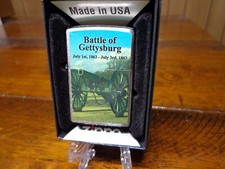 CIVIL WAR BATTLE OF GETTYSBURG 1863 ZIPPO LIGHTER MINT IN BOX picture