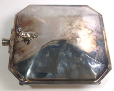 Antique Silverplate Silent Butler - Box - No Handle 1969 F.B. Rogers #386 picture