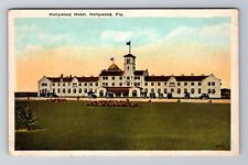 Hollywood FL-Florida, Hollywood Hotel, Advertising, Vintage Souvenir Postcard picture