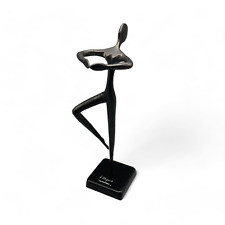 Bodrul Khalique Modern Minimalist Bronze Sculpture Nude Dancer Ballerina 11