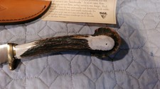 Buck Limited Edition Fixed Blade Hunting Knife Stag Handle Sheath & Box 1996 picture