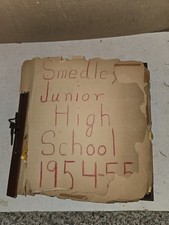 Vintage 1954-55 Smedley Junior High School Scrapbook,Chester,Pennsylvania,Palmer picture