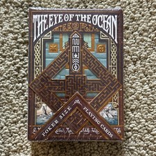 The Eye of the Ocean Playing Cards Poker Size Gibborim New Made In Italy picture