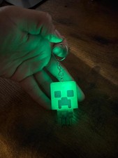 Minecraft Characters Keychain Wristlet Bag Charm Large Chunky picture