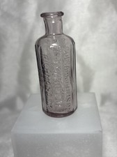 Vintage A. Lancaster s Indian Vegetable Jaundice Bitters Bottle Col Cam Johnson picture