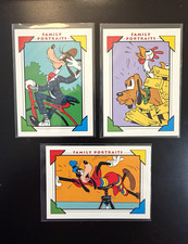 1991 Disney Family Portraits Card Lot (3) Goofy Pluto #116 #142 #152 picture