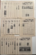 Rare Huge Bulk Lot of 28 Cali-Nev-Ha Kiwanis Newsletters 1959 - 1962 picture
