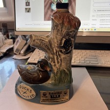 JIM BEAM 1975 Ducks Unlimited  WOOD DUCK Decanter EMPTY  picture