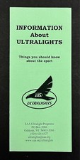 2003 Oshkosh WI EAA Ultralight Programs Pilots Flying Sport Info Vtg Brochure picture