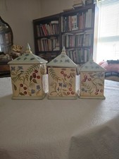 Set of Three Capriware Ceramic Cookie, etc. Jars picture